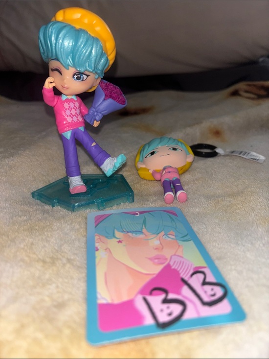 Kayou Other - Kpop Demon Hunters Saja Boy figurine, keychain and card